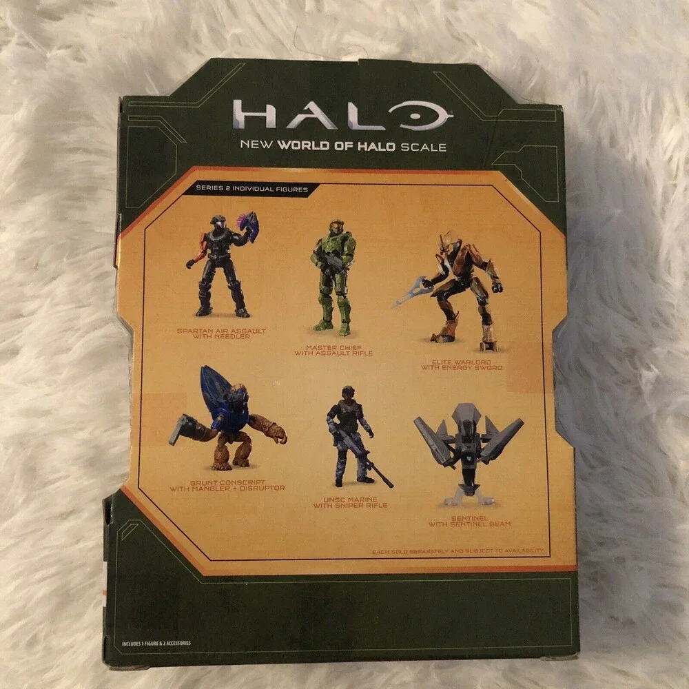 New HALO Master Chief with Assault Rifle Series 2 1 Set Toy